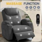 Electric Lift Recliner Chair with Massage Function