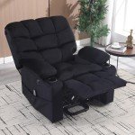 Large Power Lift Recliner with Massage & Heat