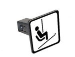 Ski Chair Lift Hitch Cover for Tow Trailers