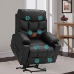Power Lift Recliner Chair with Massage & Heat