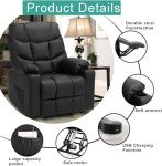 Power Lift Recliner Chair with Massage & Heat