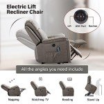 Phoenix Home Large Power Lift Recliner Chair with Massage