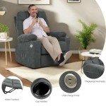 YITAHOME Power Lift Recliner Chair with Massage & Heat