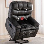 Canmov Large Power Lift Recliner with Heat & Massage
