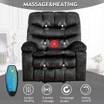 Canmov Large Power Lift Recliner with Heat & Massage