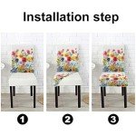 Colorful Lift Chair Slipcover Set of 4