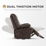 Irene House 9505L Big Tall Power Lift Recliner