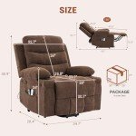 GarveeHome Oversized Power Lift Recliner Chair