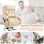 Merous Dual Motor Lift Chair with Massage and Heat