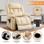 Merous Dual Motor Lift Chair with Massage and Heat