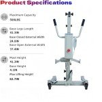 Adjustable Electric Lift Chair - 500lbs Capacity