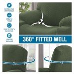 Soft Jacquard Recliner Slipcover with Side Pocket