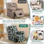 4-Piece Stretch Lift Chair Covers Set