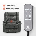 MCombo Large Power Lift Recliner with Massage & Heat