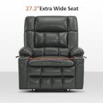 MCombo Large Power Lift Recliner with Massage & Heat