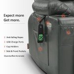 MCombo Large Power Lift Recliner with Massage & Heat