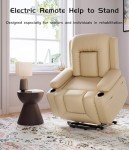 Oversized Power Lift Recliner with Heat & Massage