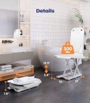 Electric Bath Lift Chair for Elderly, 300lbs Capacity