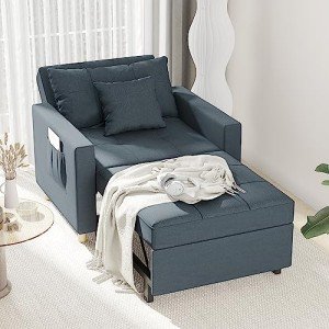 Esright Convertible Sleeper Chair with Memory Foam