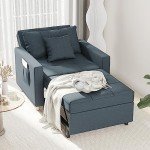 Esright Convertible Sleeper Chair with Memory Foam