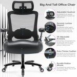 Heavy-Duty Ergonomic Big and Tall Office Chair