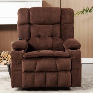 Trustyue Large Dual Motor Lift Chair with Massage