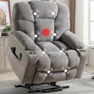 CANMOV Power Lift Recliner Chair with Massage & Heat