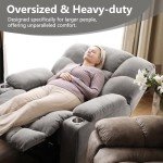 CANMOV Power Lift Recliner Chair with Massage & Heat