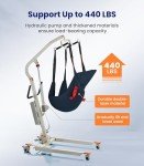 Foldable Electric Patient Lift for Elderly 440LBS