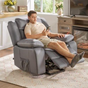 Oversized Power Lift Recliner Chair with USB