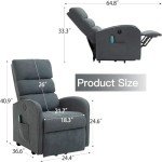 AVAWING Power Lift Massage Recliner for Elderly