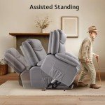 Oversized Power Lift Recliner Chair with USB