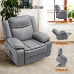 Oversized Power Lift Recliner Chair with USB