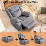 Oversized Power Lift Recliner Chair with USB