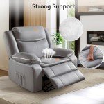 Oversized Power Lift Recliner Chair with USB