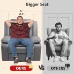 Oversized Power Lift Recliner Chair with USB