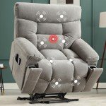Dual Motor Power Lift Recliner Chair with Massage
