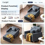 Esright Convertible Sleeper Chair with Memory Foam