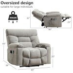 Dual Motor Power Lift Recliner Chair with Massage