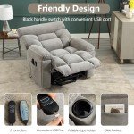 Dual Motor Power Lift Recliner Chair with Massage