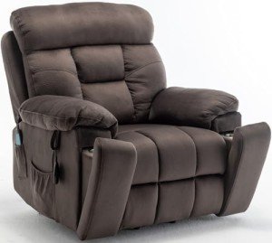 Extra Wide Power Lift Recliner Chair with Heat