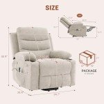 GarveeHome Oversize Power Lift Recliner Chair