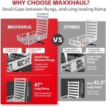 MaxxHaul Aluminum Mobility Carrier with Ramp 500 lb