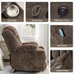 Dual Motor Lay Flat Lift Chair with Massage & Heat