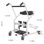 Ergonomic Sit-to-Stand Lift Chair with Adjustable Base