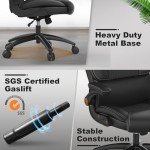 Big and Tall Ergonomic Desk Chair - 500 lbs Capacity