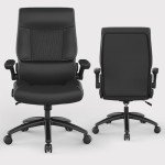 Big and Tall Ergonomic Desk Chair - 500 lbs Capacity