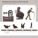 JUMMICO Power Lift Recliner Chair with Massage