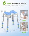 Adjustable Heavy Duty Shower Chair for Seniors