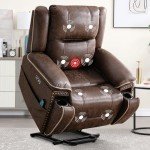 Power Lift Chair with Massage, Heat, USB & Cup Holders